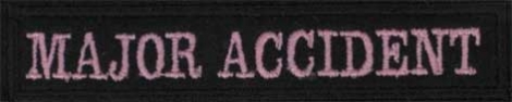 MAJOR ACCIDENT - Ružové logo