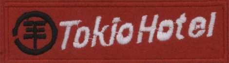 TOKIO HOTEL - Biele logo + znak