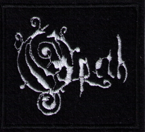 Opeth - Biele logo