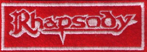 RHAPSODY - Biele logo