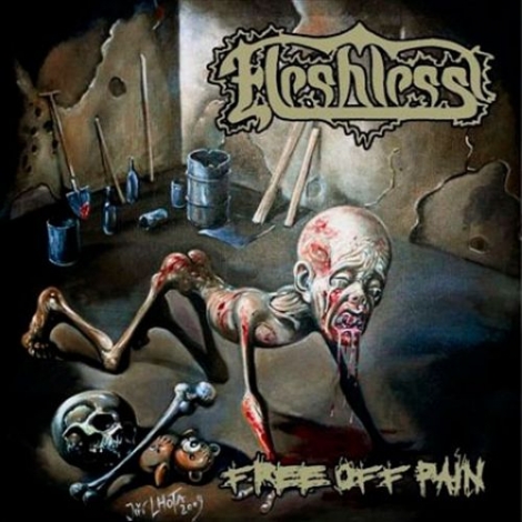 Fleshless - Free of Pain / Stench of Rotting Heads (CD)