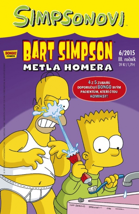 Bart Simpson 6/2015: Metla Homera - 
