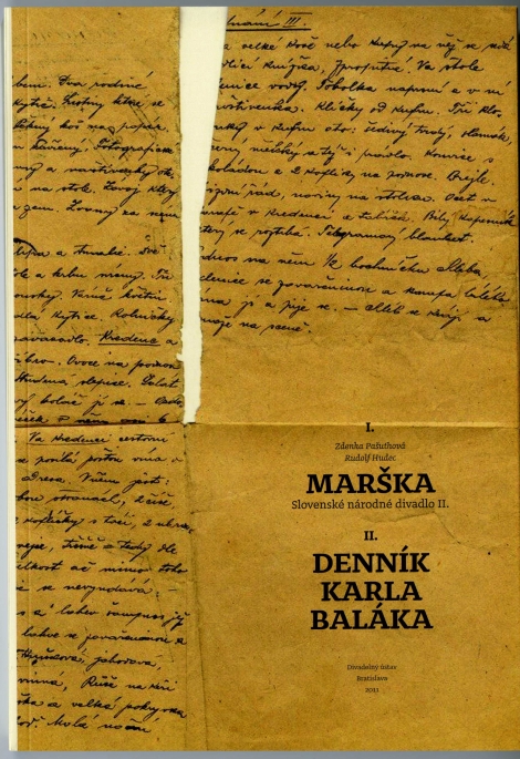 Marška – Denník Karla Baláka - Zdenka Pašuthová, Hudec Rudolf