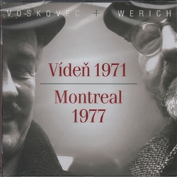 Vídeň 1971/Montreal 1977 [Audio na CD] - Interpret: Jan Werich, Jiří Voskovec