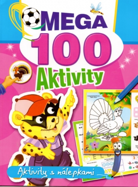 Mega 100 aktivity - tiger - Aktivity s nálepkami