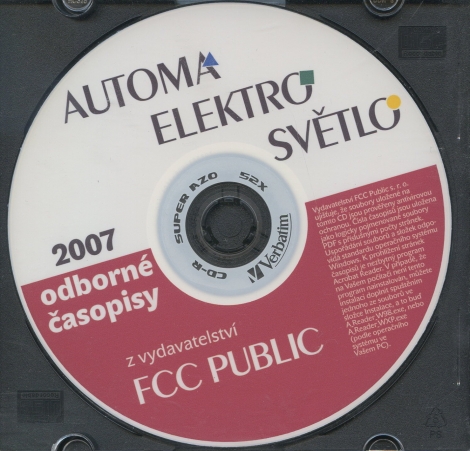 Archivni CD s časopisy 2007 - Automa, elektro, světlo 2007