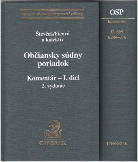 Občiansky súdny poriadok. Komentár - I.+ II. diel - Svetlana Ficová, Marek Števček a kolektív