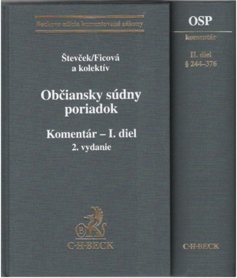 Občiansky súdny poriadok. Komentár - I.+ II. diel - 2. vydanie