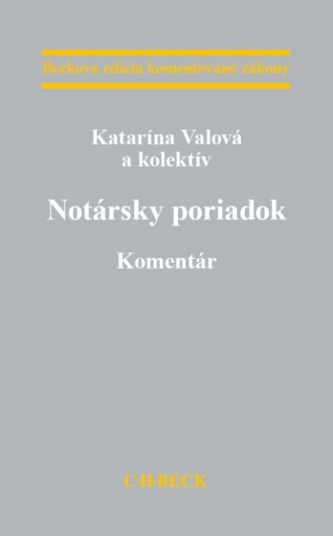 Notársky poriadok - Komentár