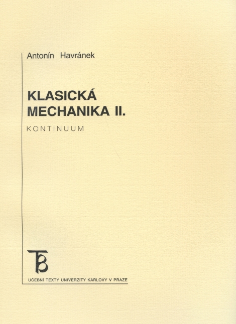 Klasická mechanika II. Kontinuum - 