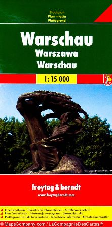 Plán města Varšava 1:15 000 - 