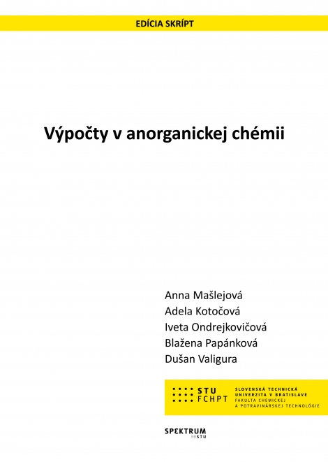 Výpočty v anorganickej chémii - 