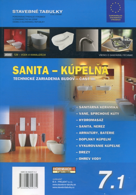 Stavebné tabuľky 7.1 - Sanita - Kúpelňa