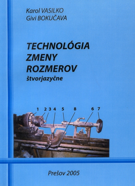 Technológia zmeny rozmerov - štvorjazyčne