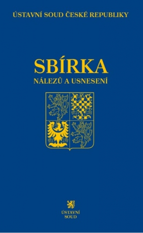 Sbírka nálezů a usnesení ÚS ČR, svazek 76 (vč. CD) - 