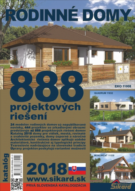 Rodinné domy 2018 - 888 projektových riešení
