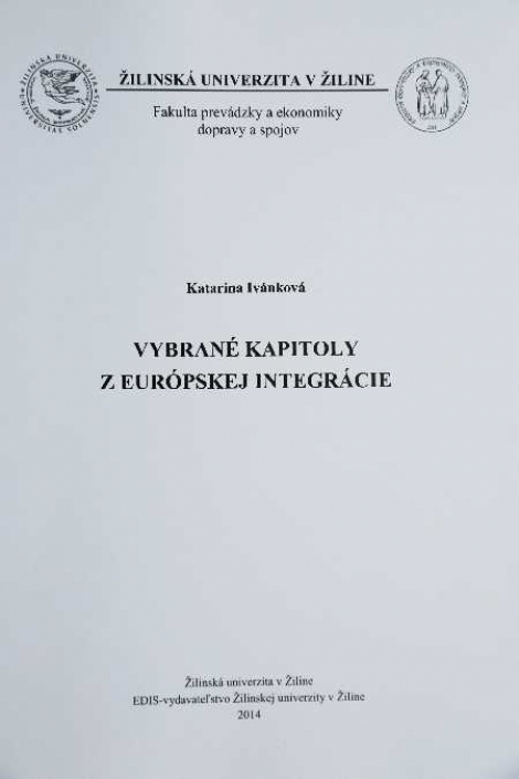Vybrané kapitoly z európskej integrácie - 