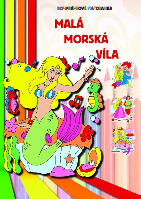 Malá morská víla - Rozprávková maľovanka