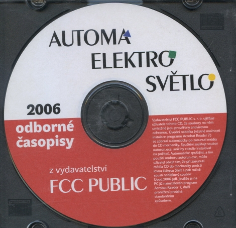 Archivni CD s časopisy 2006 - Automa, elektro, světlo 2006
