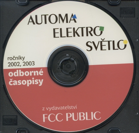 Archivni CD s časop.2002, 2003 - Automa, elektro, světlo 2002, 2003