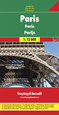 Plán města Paříž 1:13 000 - 