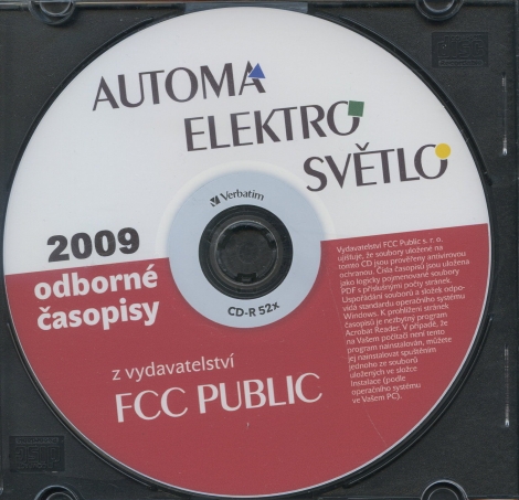 Archivni CD s časopisy 2009 - Automa, elektro, světlo 2009