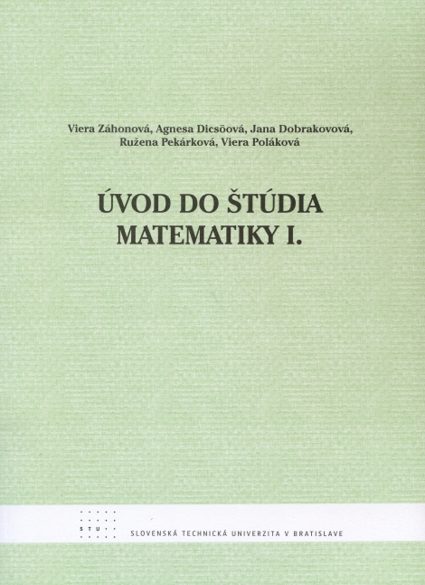 Úvod do štúdia matematiky I - 